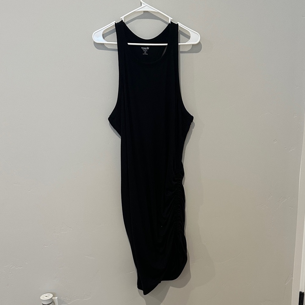 Old Navy Black Midi Dress
